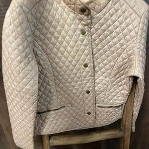 Elegant Quilted Bomber Jacket